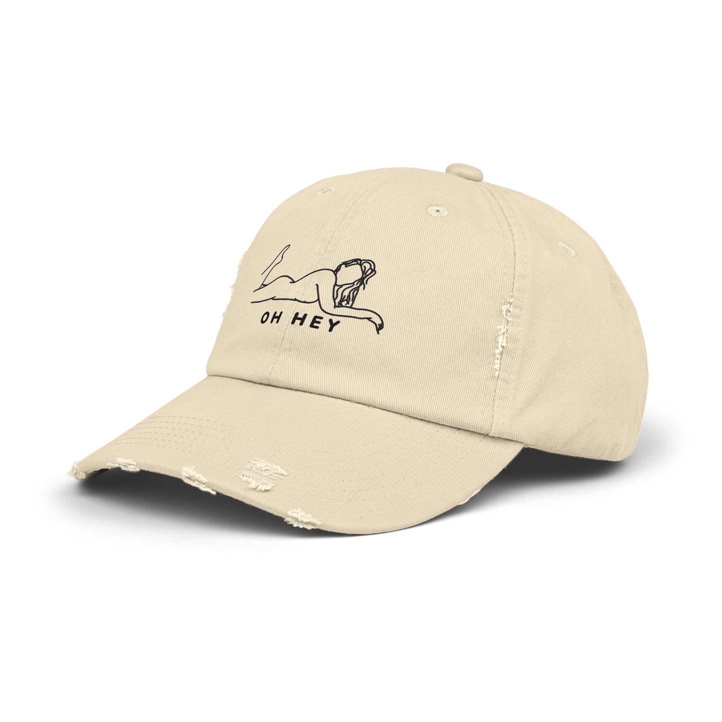 Flirty Distressed Cap