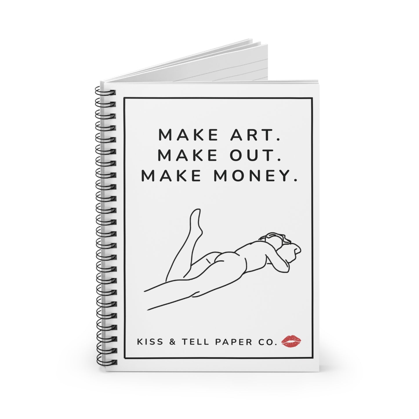 Make Art Spiral Notebook