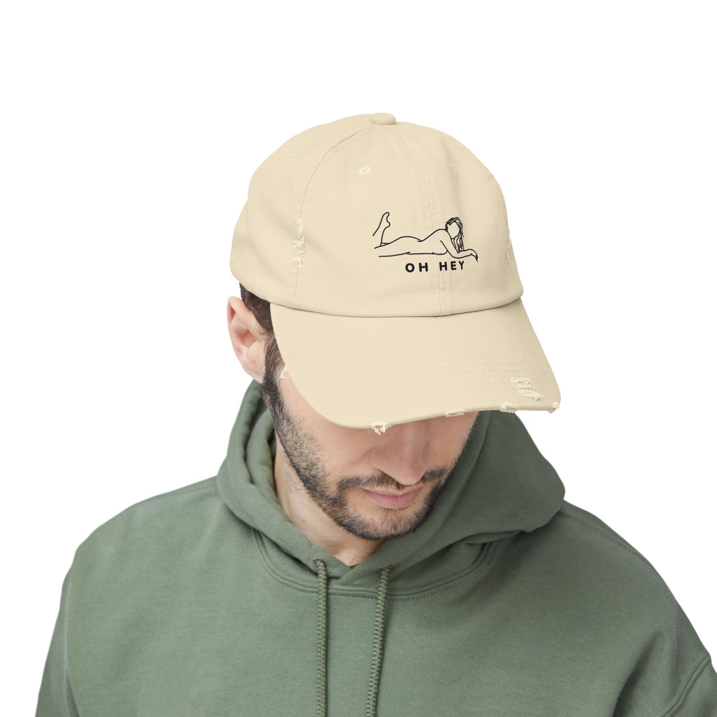 Flirty Distressed Cap