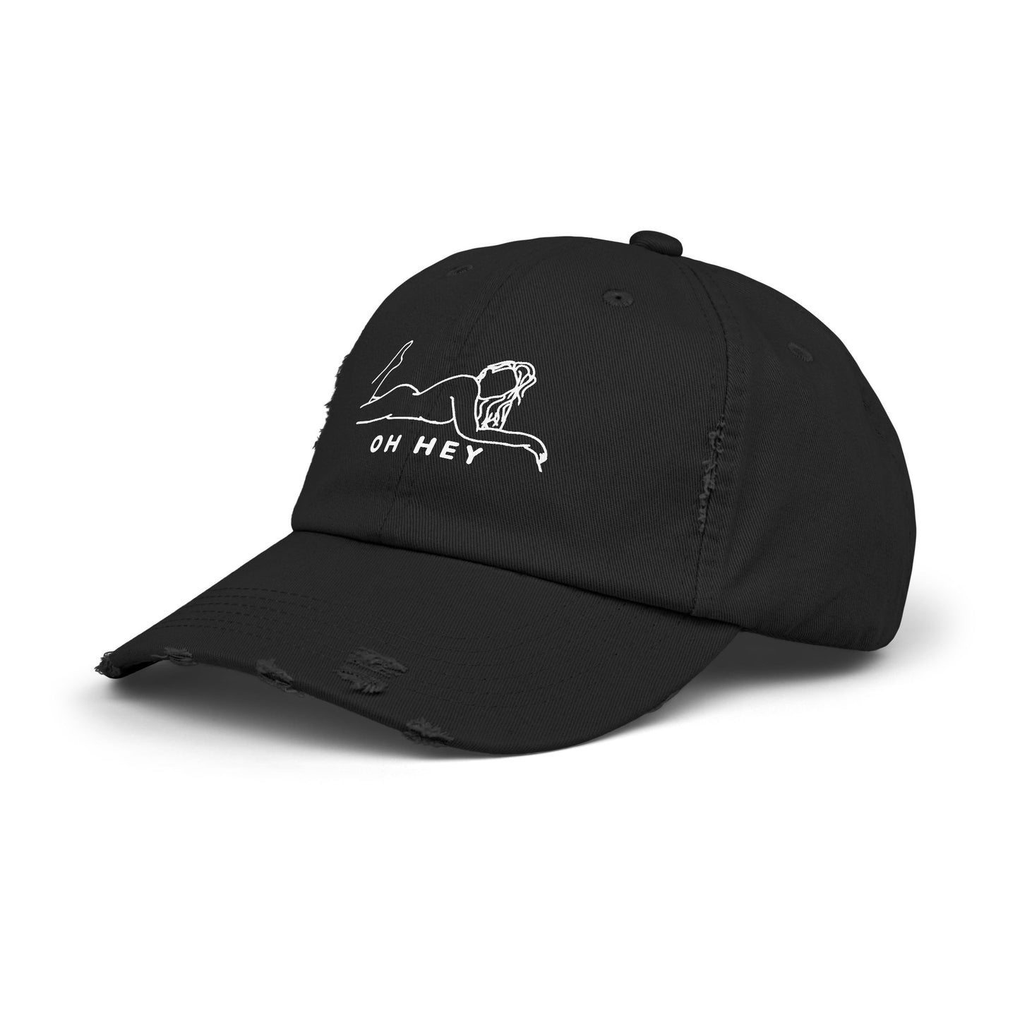 Flirty Distressed Cap