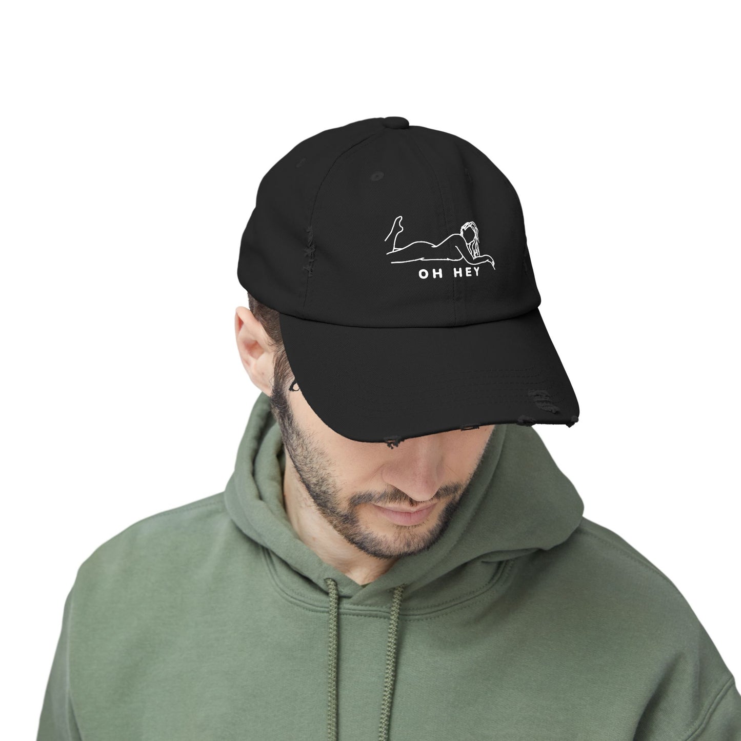 Flirty Distressed Cap