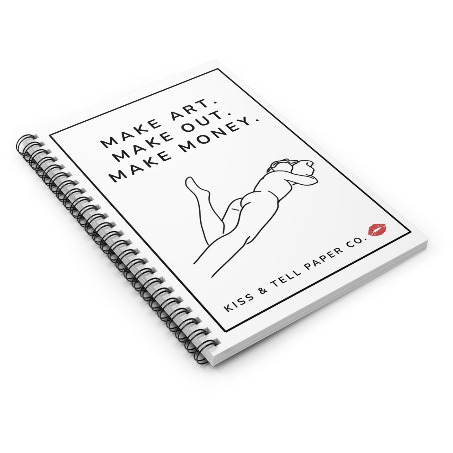 Make Art Spiral Notebook