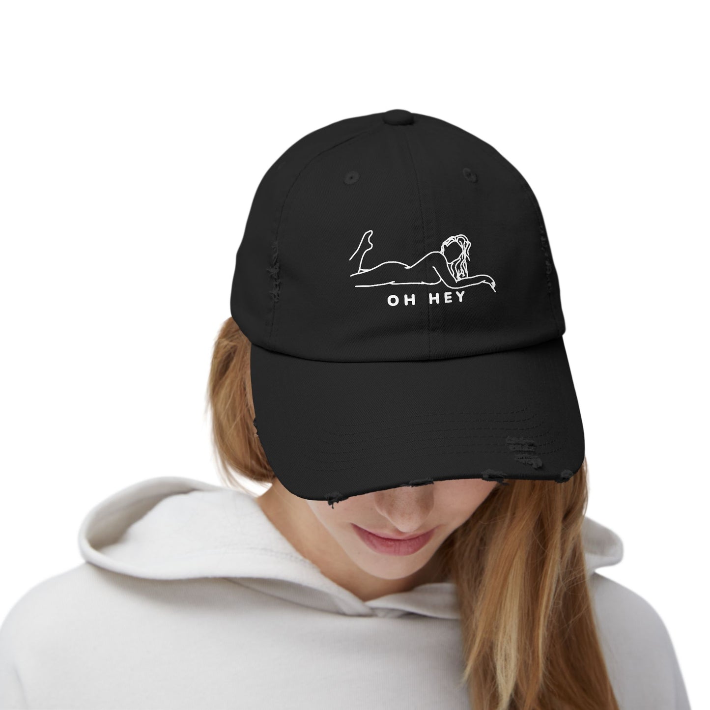 Flirty Distressed Cap