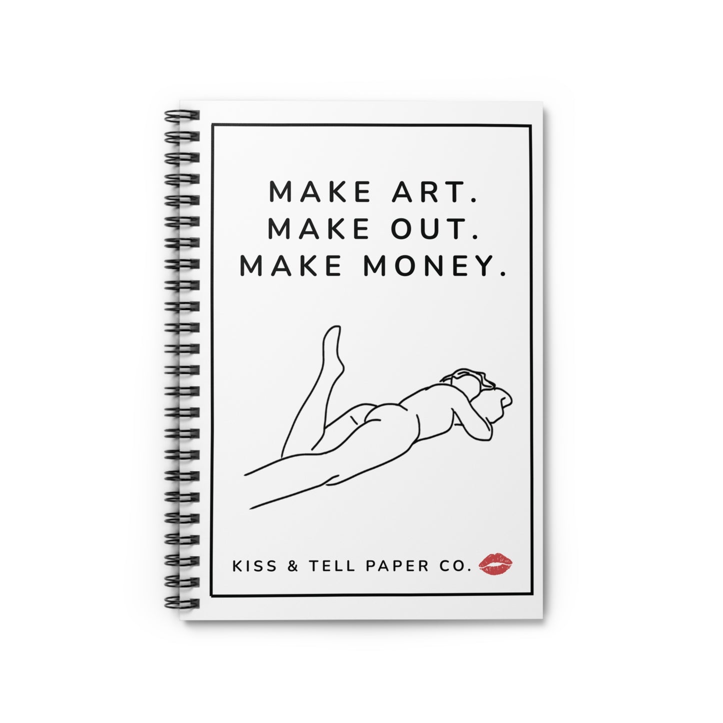 Make Art Spiral Notebook