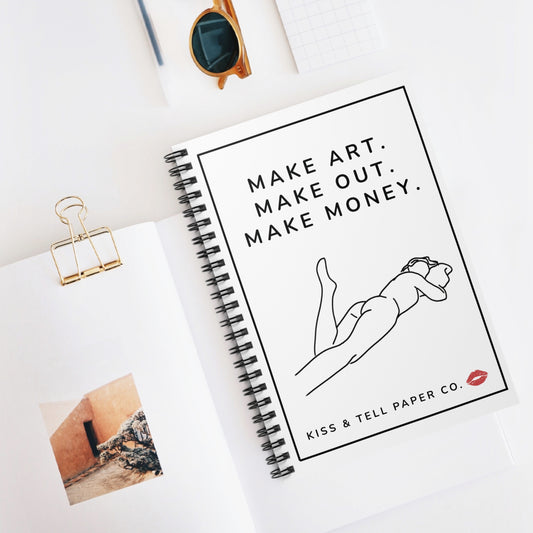 Make Art Spiral Notebook