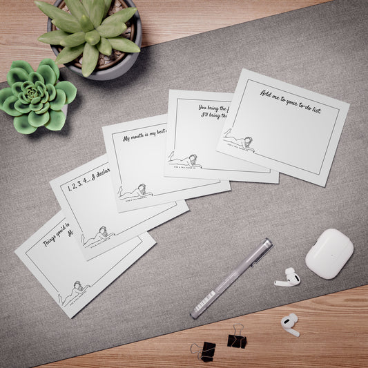 Flirty Note Cards (Multi-Design, 5-Pack)