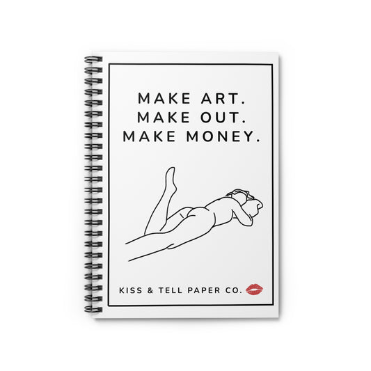 Make Art Spiral Notebook